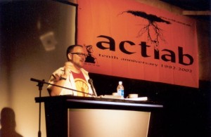 Cory Doctorow at a 2002 EFF-Austin Talk