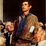 "Freedom of Speech" by Norman Rockwell (1943)