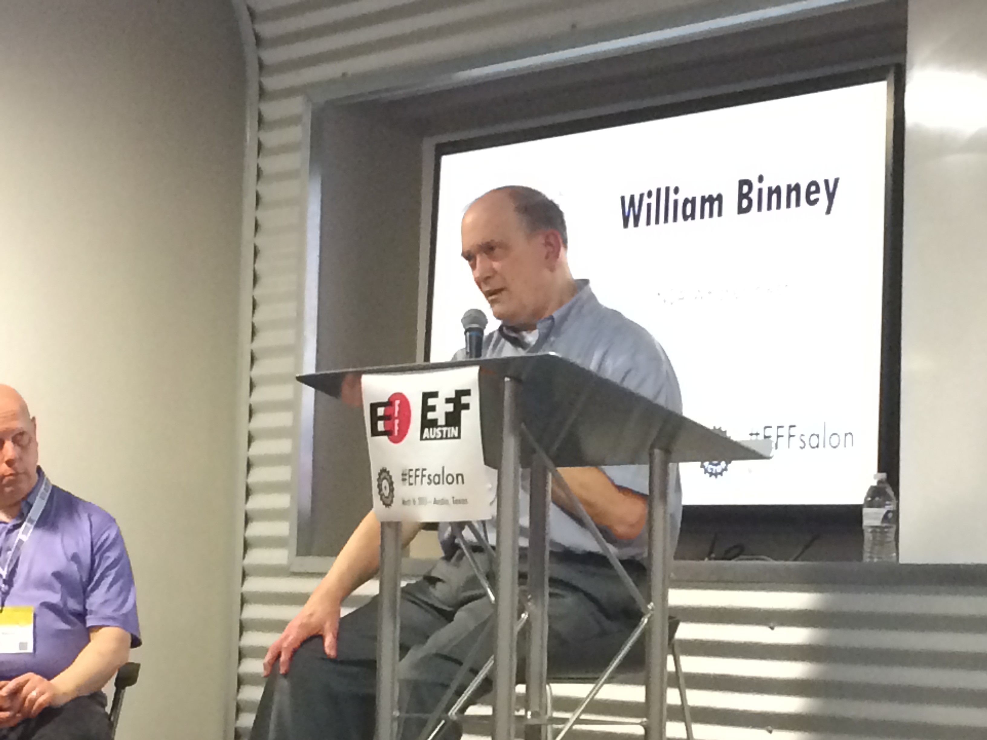 William "Bill" Binney speaks at #EFFSalon
